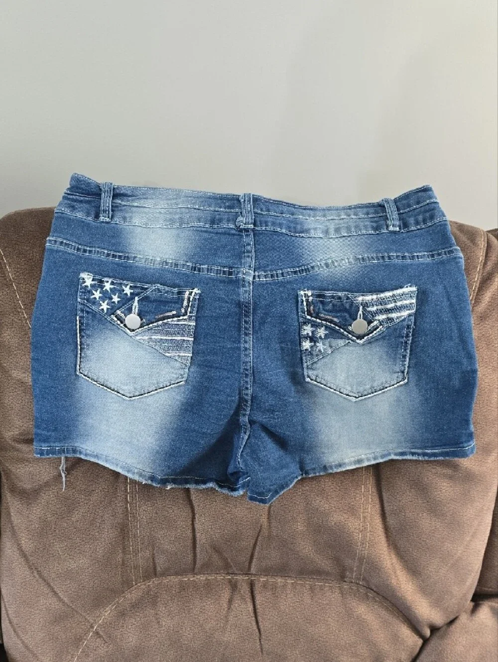 Women's Blue Denim Shorts
